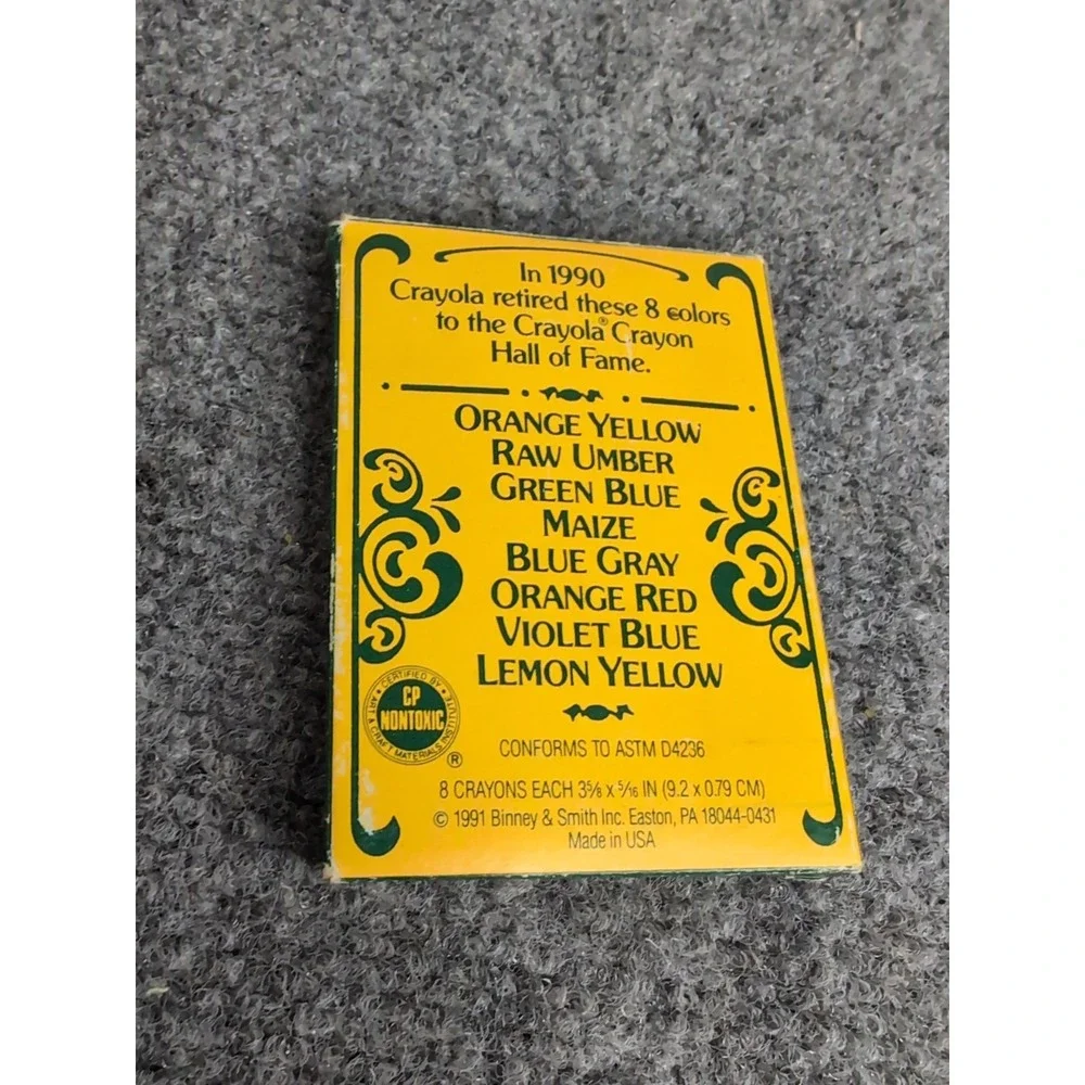 Vtg Crayola No 8 Limited Edition Collector's Retired Colors 1991‎ Binney & Smith